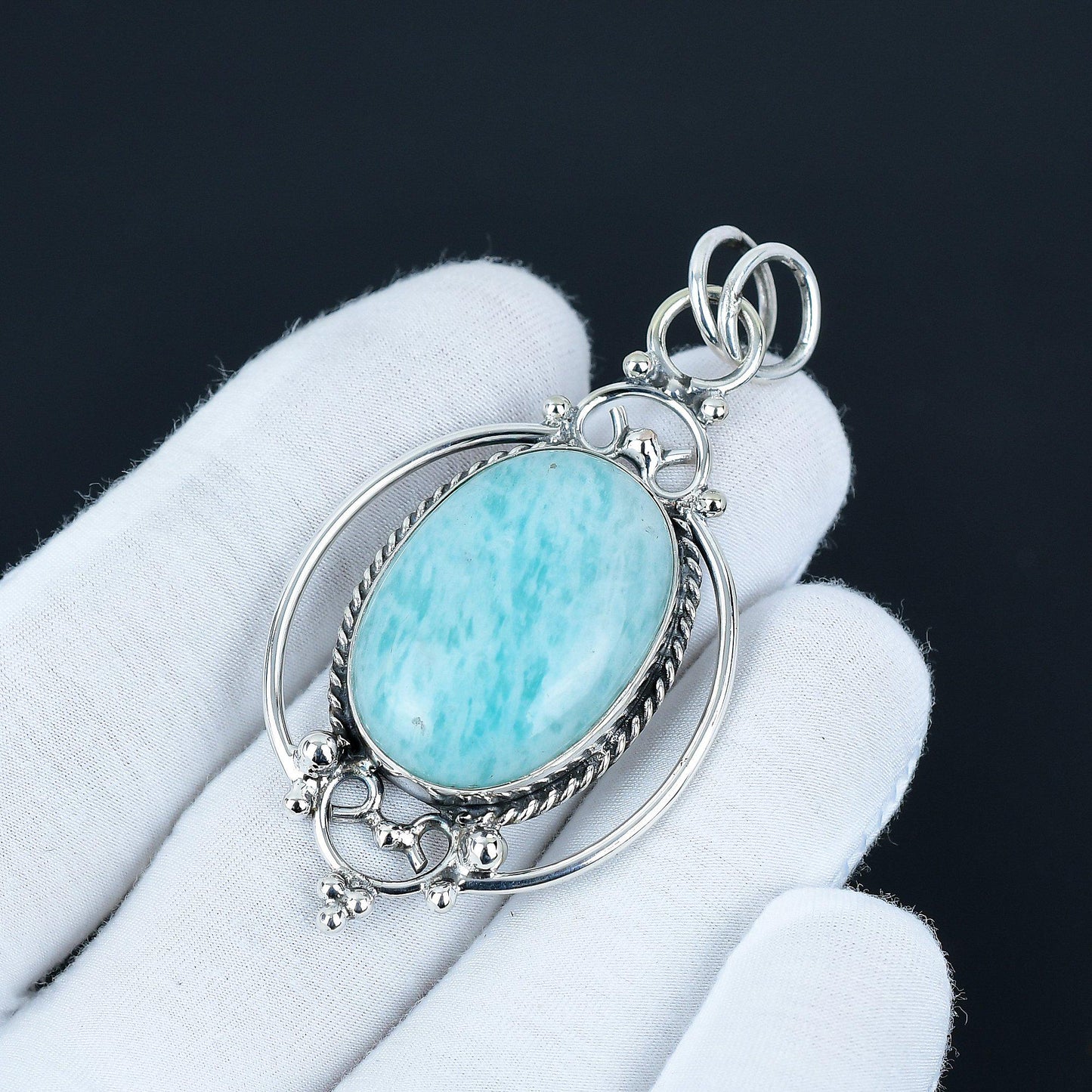 Green Amazonite Gemstone Pendant