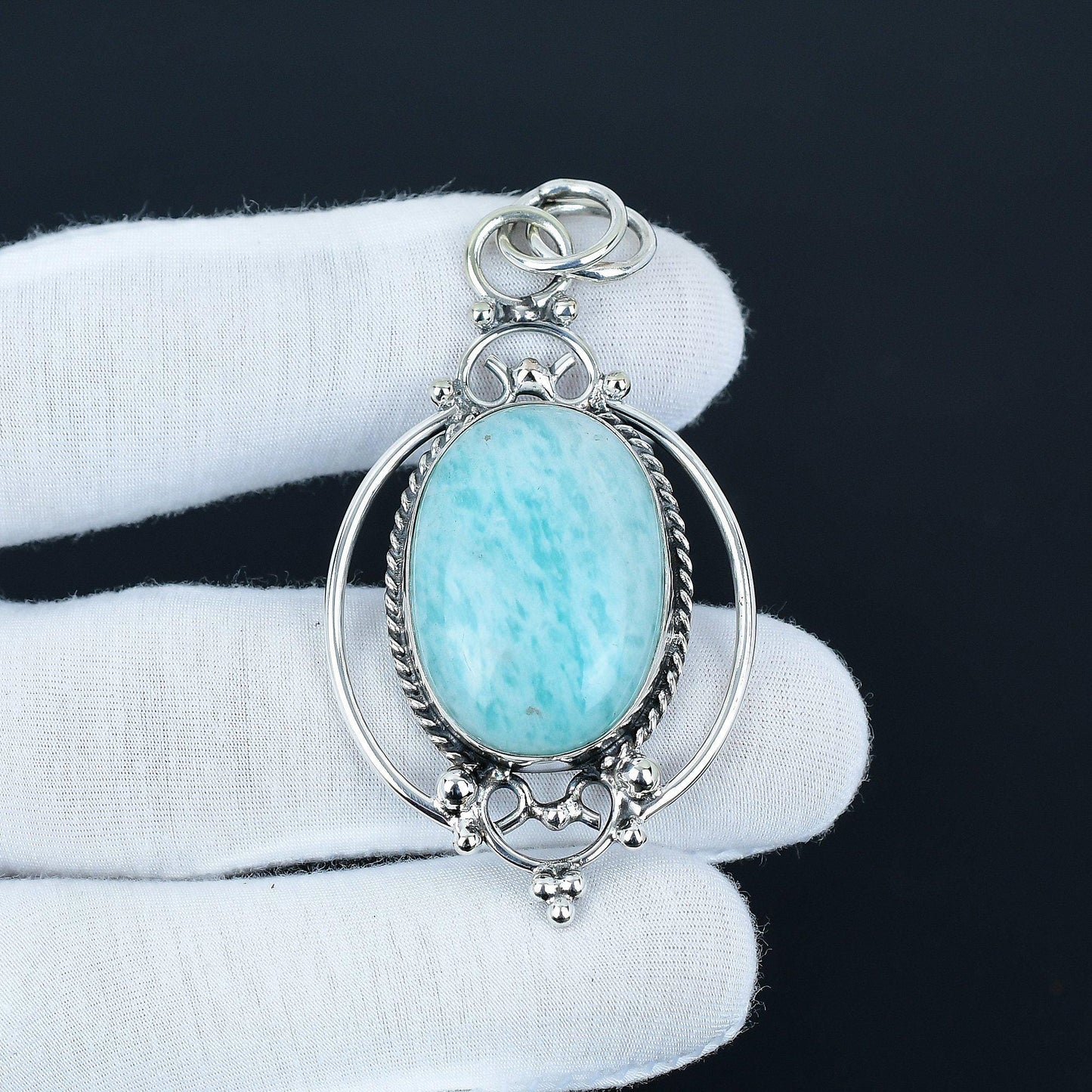 Green Amazonite Gemstone Pendant