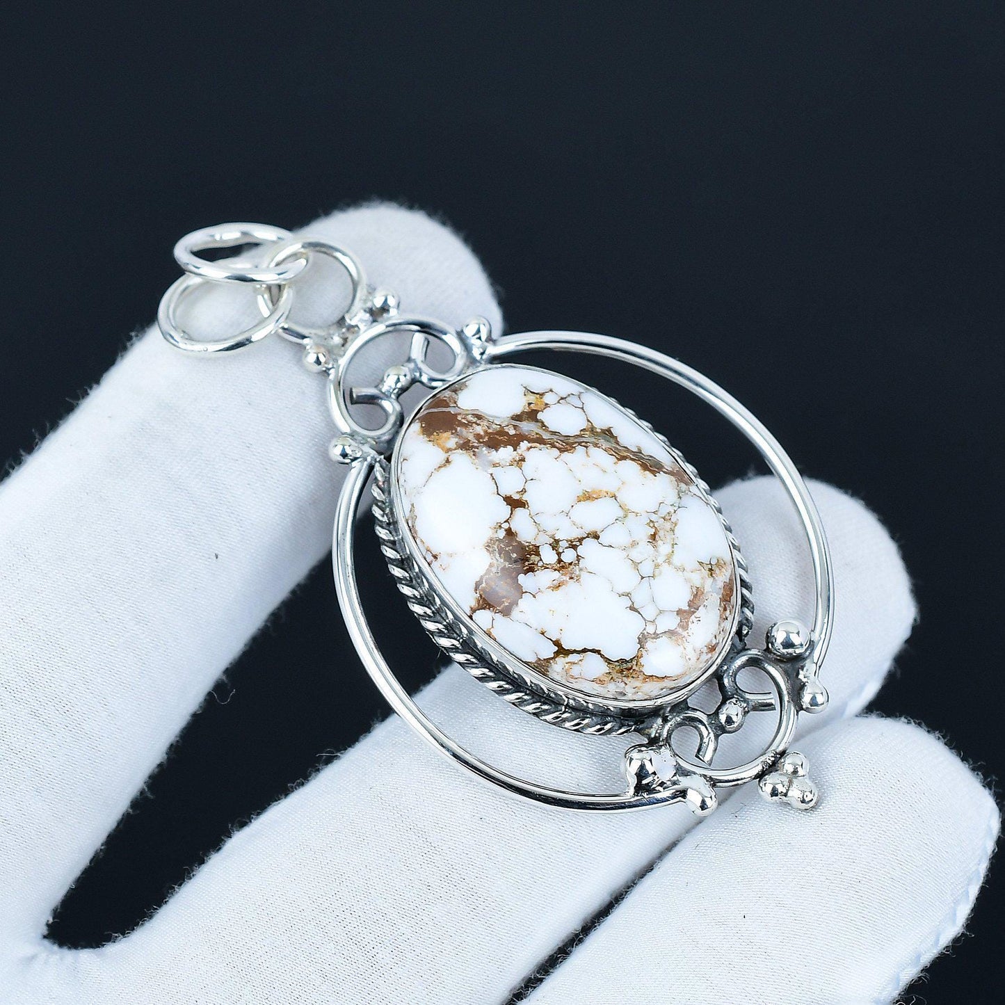 Brown Wild Horse Jasper Pendant
