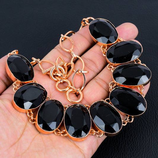 Black Spinel Gemstone Necklace