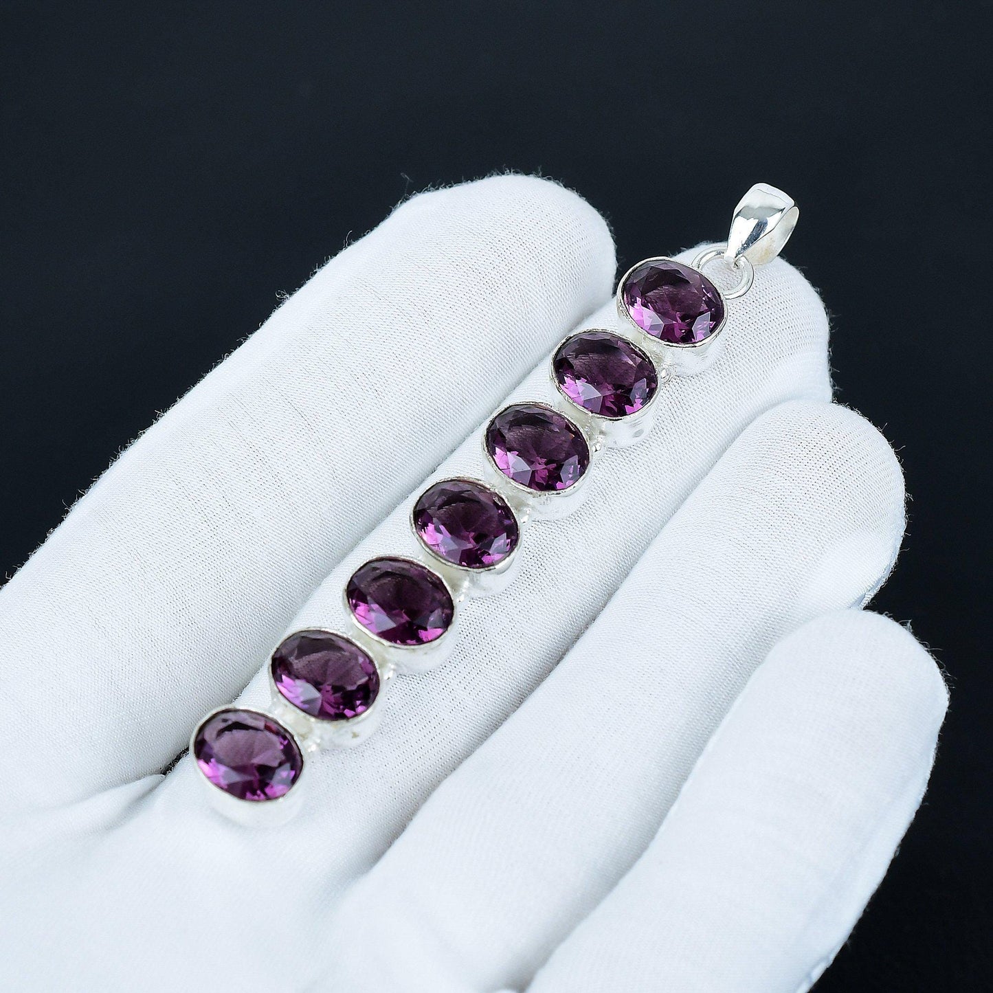 Pink Amethyst Gemstone Pendant