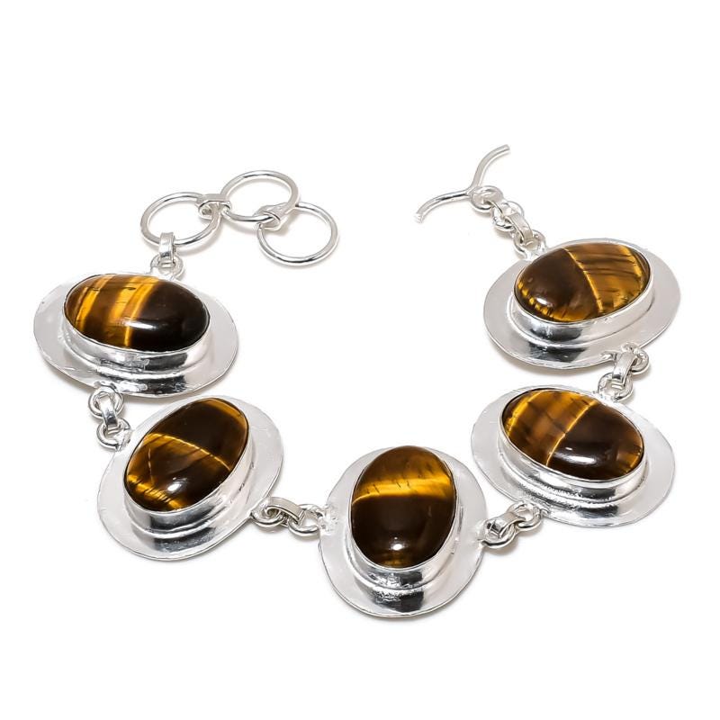 Golden Tiger Eye Gemstone Bracelet