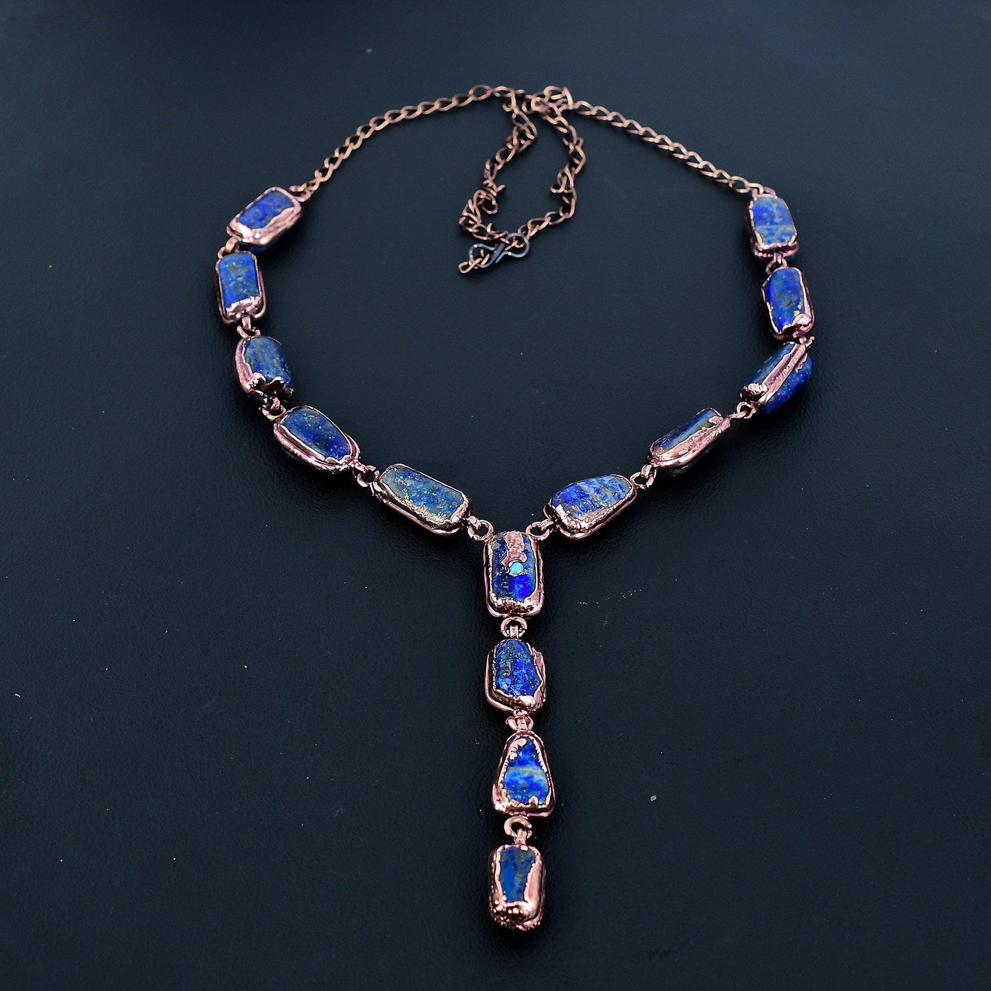 Blue Lapis Lazuli Gemstone Necklace
