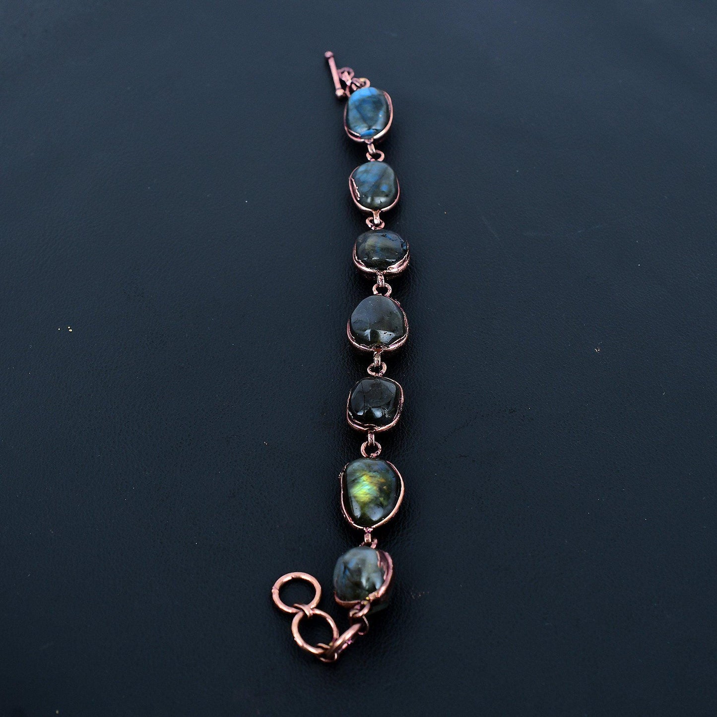 Blue Labradorite Gemstone Bracelet