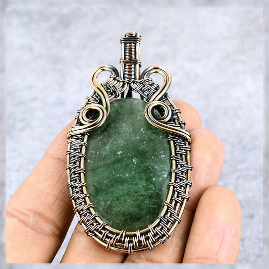 Green Aventurine Gemstone Pendant