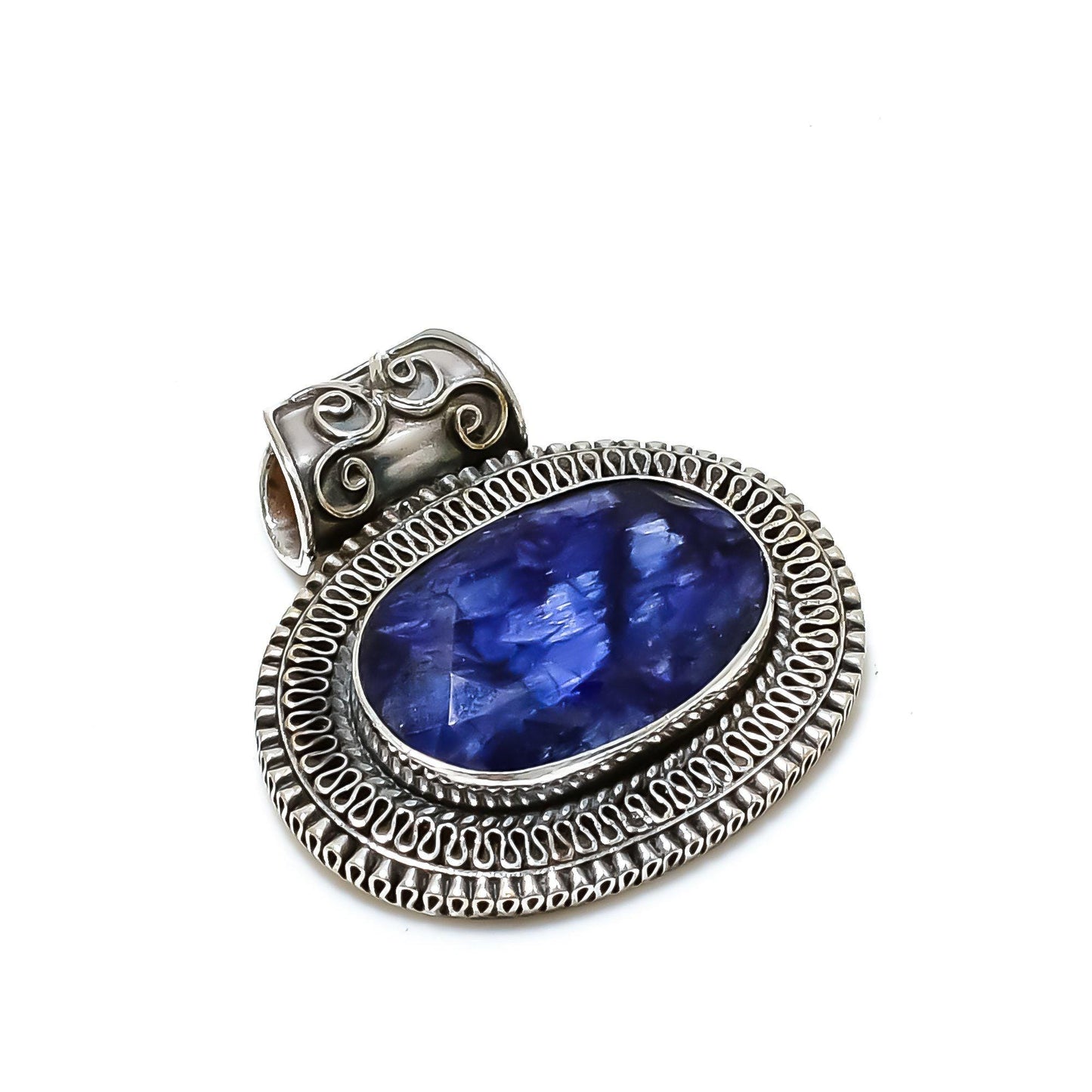 Blue Sapphire Gemstone Pendant