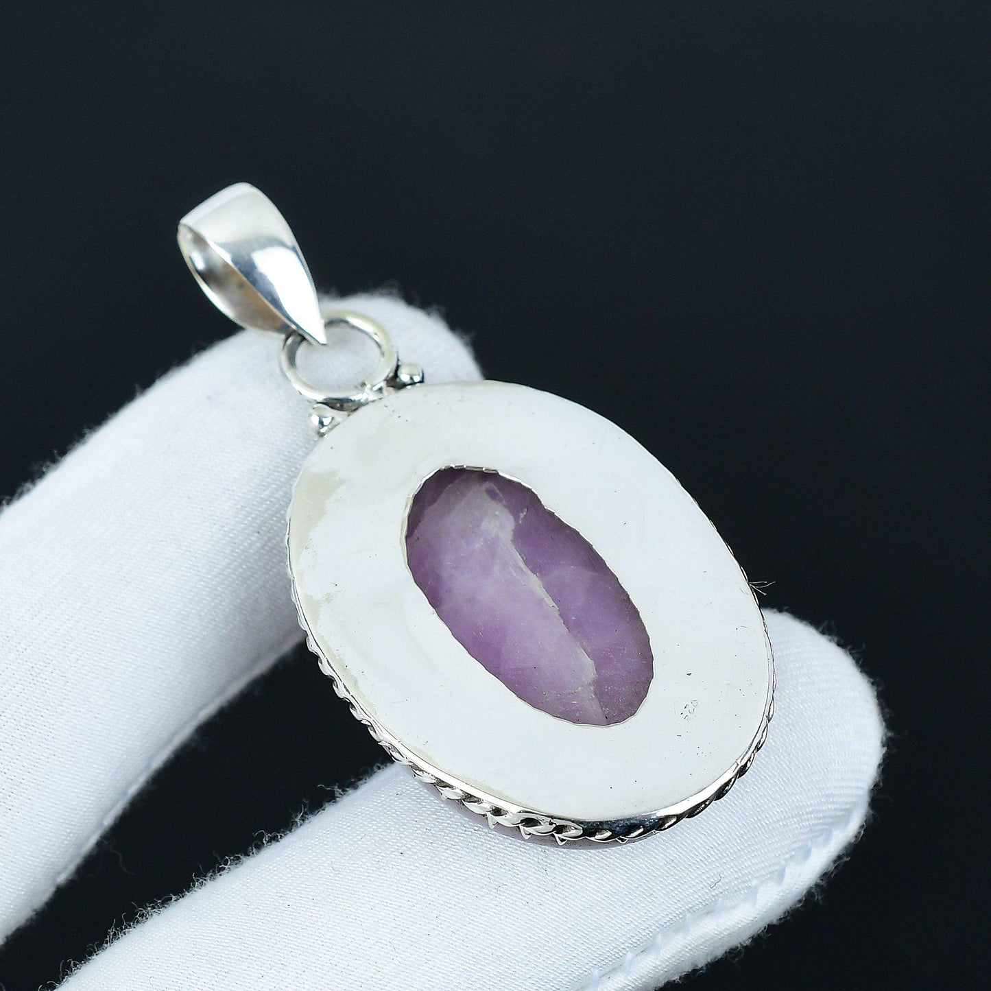 Pink Kunzite Gemstone Pendant