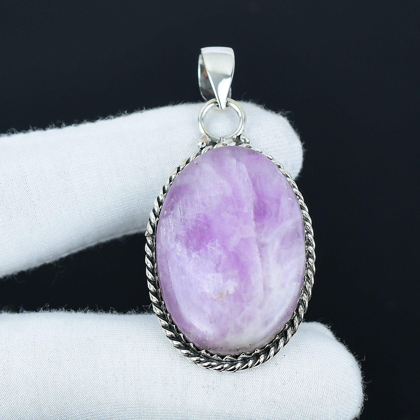 Pink Kunzite Gemstone Pendant