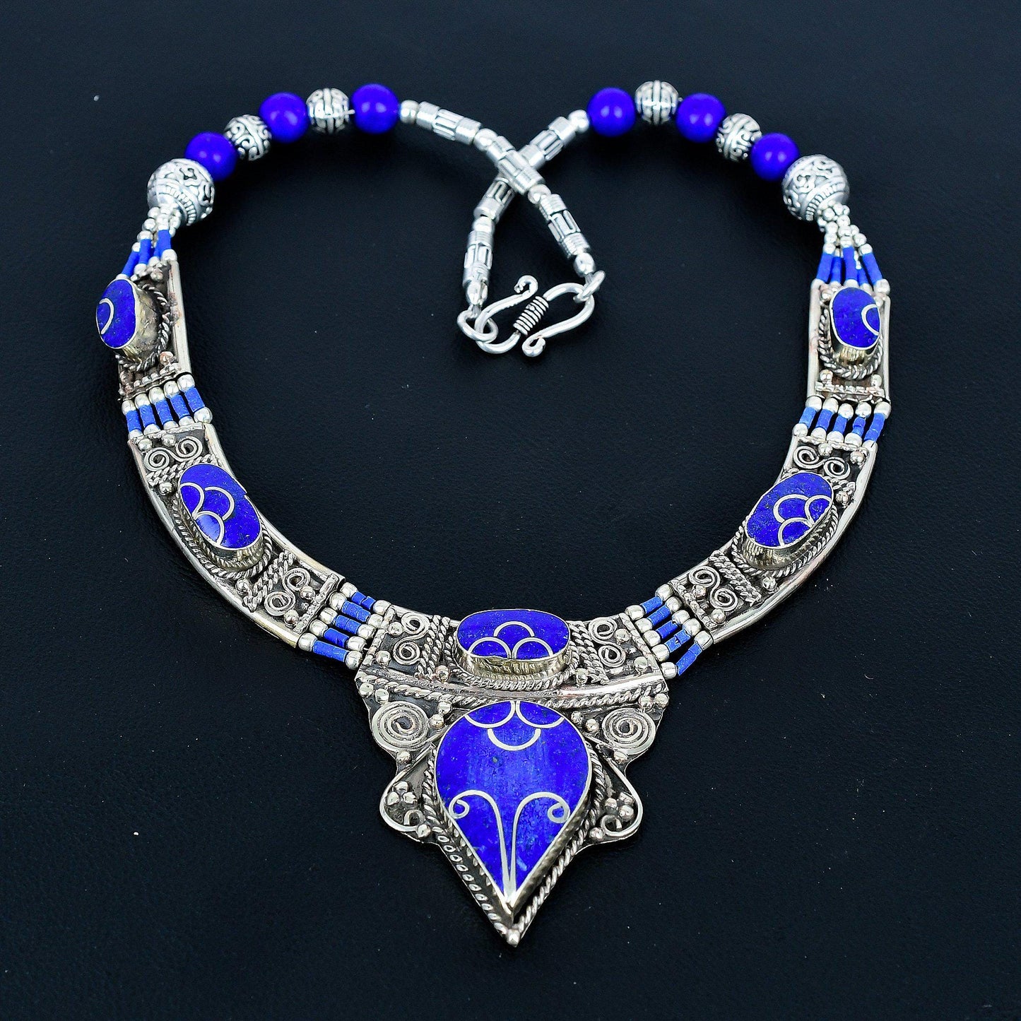 Blue Lapis Lazuli Gemstone Necklace