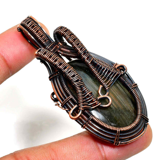 Serenity’s Shield – Amethyst Copper Pendant