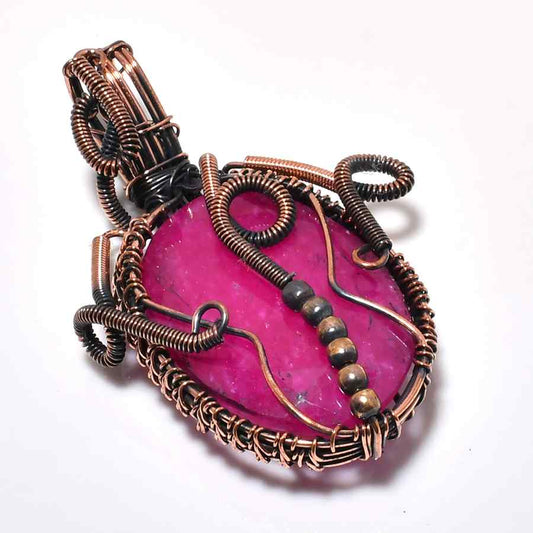 Arden’s Ember – Ruby Copper Pendant