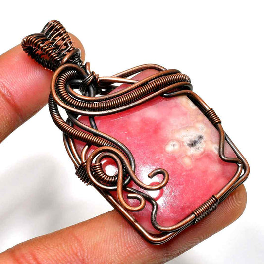Ember’s Essence – Ruby Copper Pendant