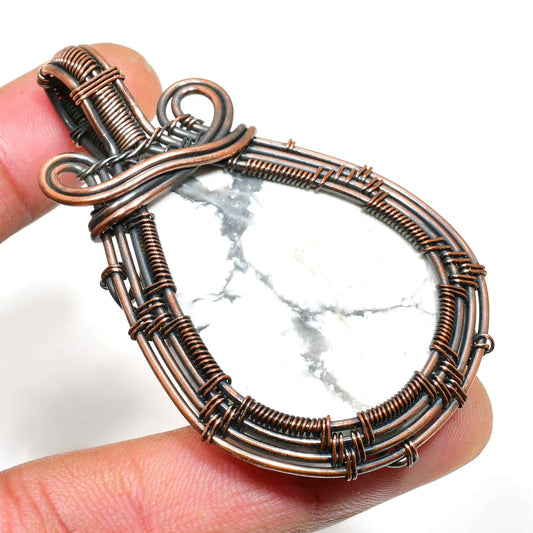 Serenity’s Veil – Amethyst Copper Pendant