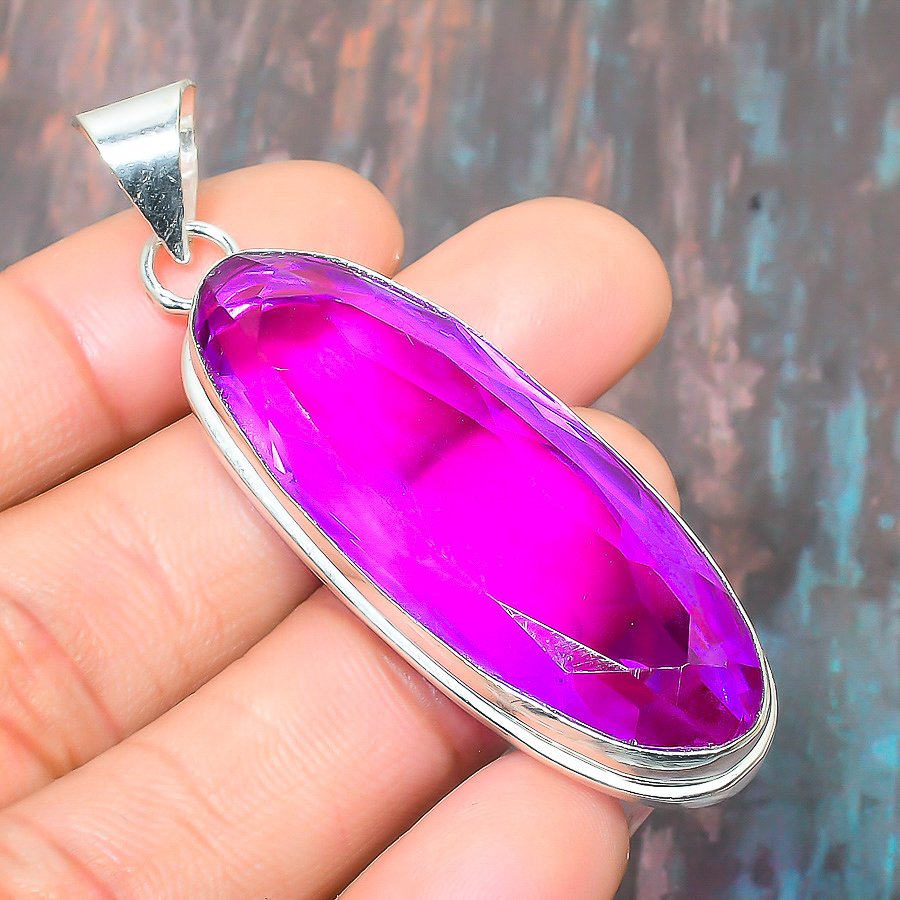 Mystic Harmony – Silver Amethyst Pendant