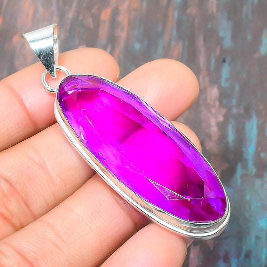 Mystic Harmony – Silver Amethyst Pendant
