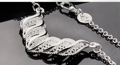 Hollow Leaf Pattern Pendant