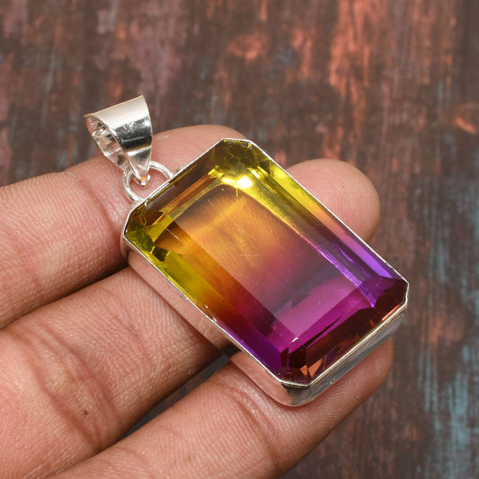 Spectrum Serenity – Fluorite Sterling Silver Pendant
