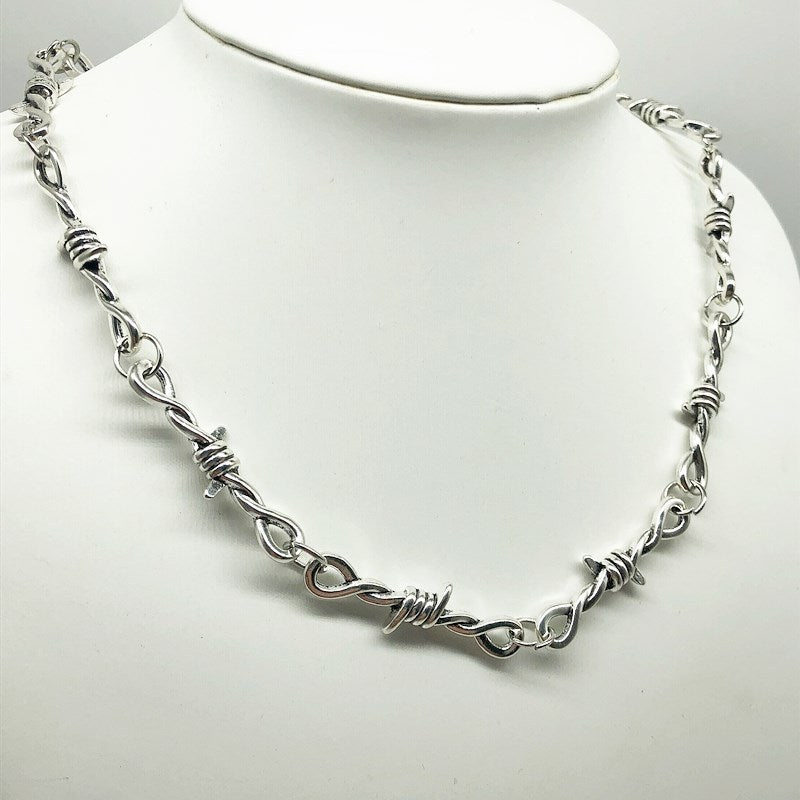 Iron Throne Barbed Wire Necklace