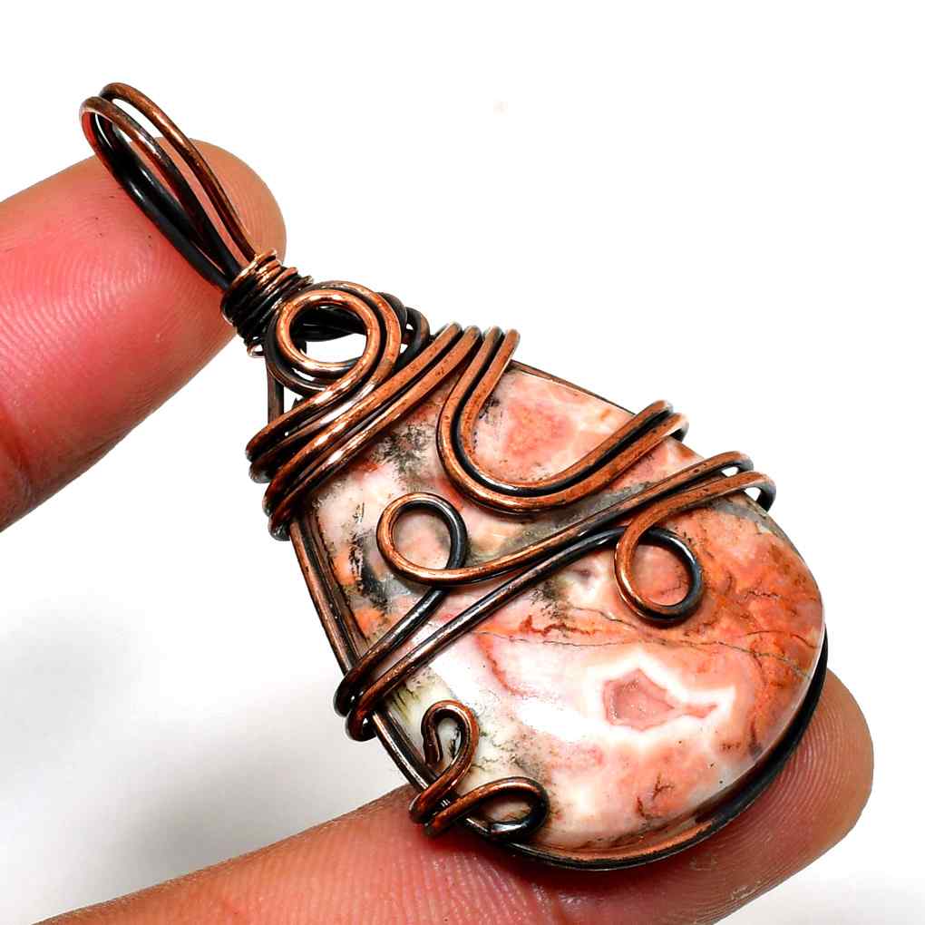 Sylvan Harmony – Agate Copper Pendant