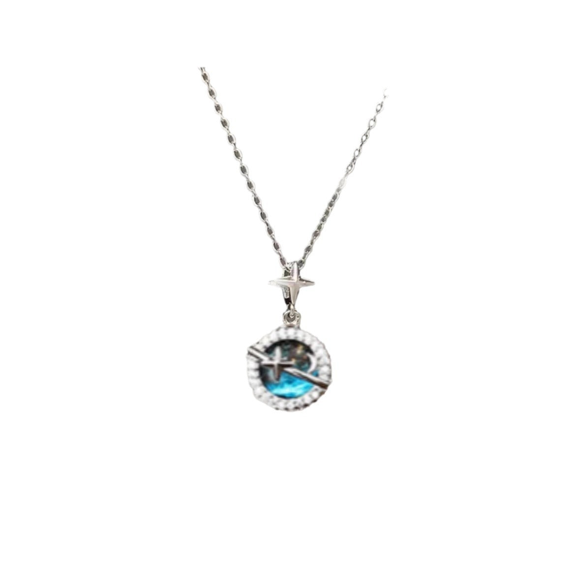 Planet Titanium Steel Necklace