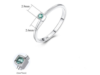 Single Stone Summer Ring