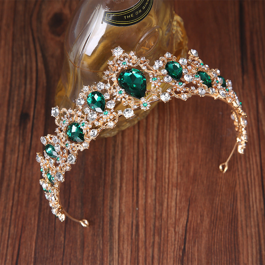 Crystal Blossom Wedding Headband