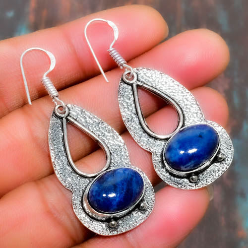 Harmony’s Edge – Kyanite & Sterling Silver Earrings