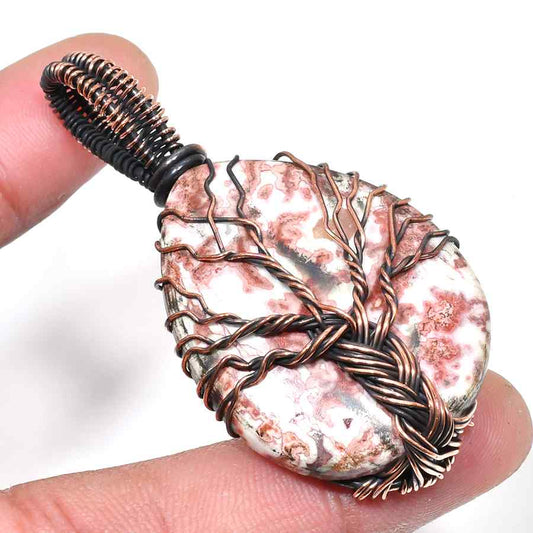 Terracotta Enchantment – Jasper & Copper Pendant
