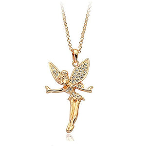 Silver Angel Wing Pendant Necklace