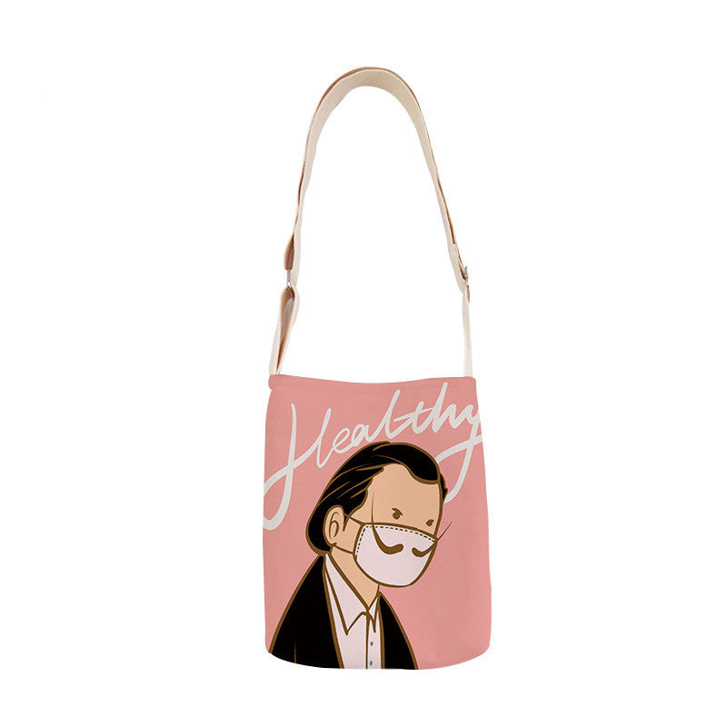 Artistic Canvas Bag - Double-Sided Design