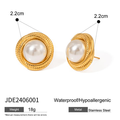 Titania Pearl Studs