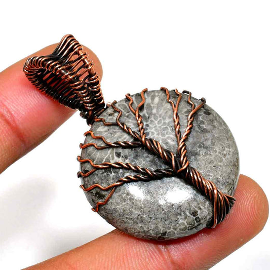 Sylvan Roots – Copper Tree of Life Pendant