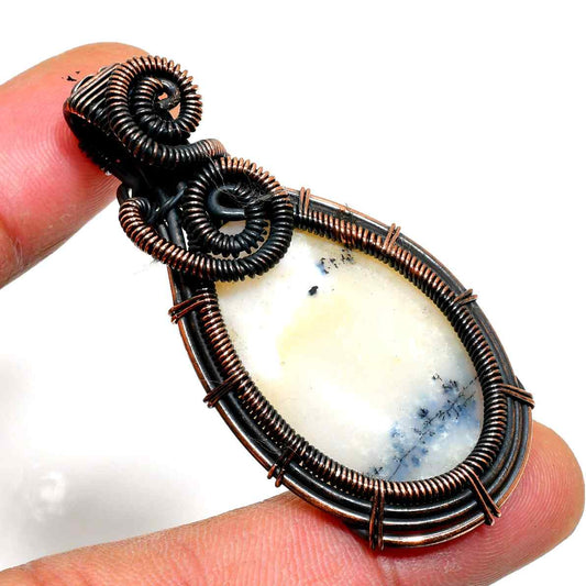 Selene’s Halo – Amethyst Copper Pendant