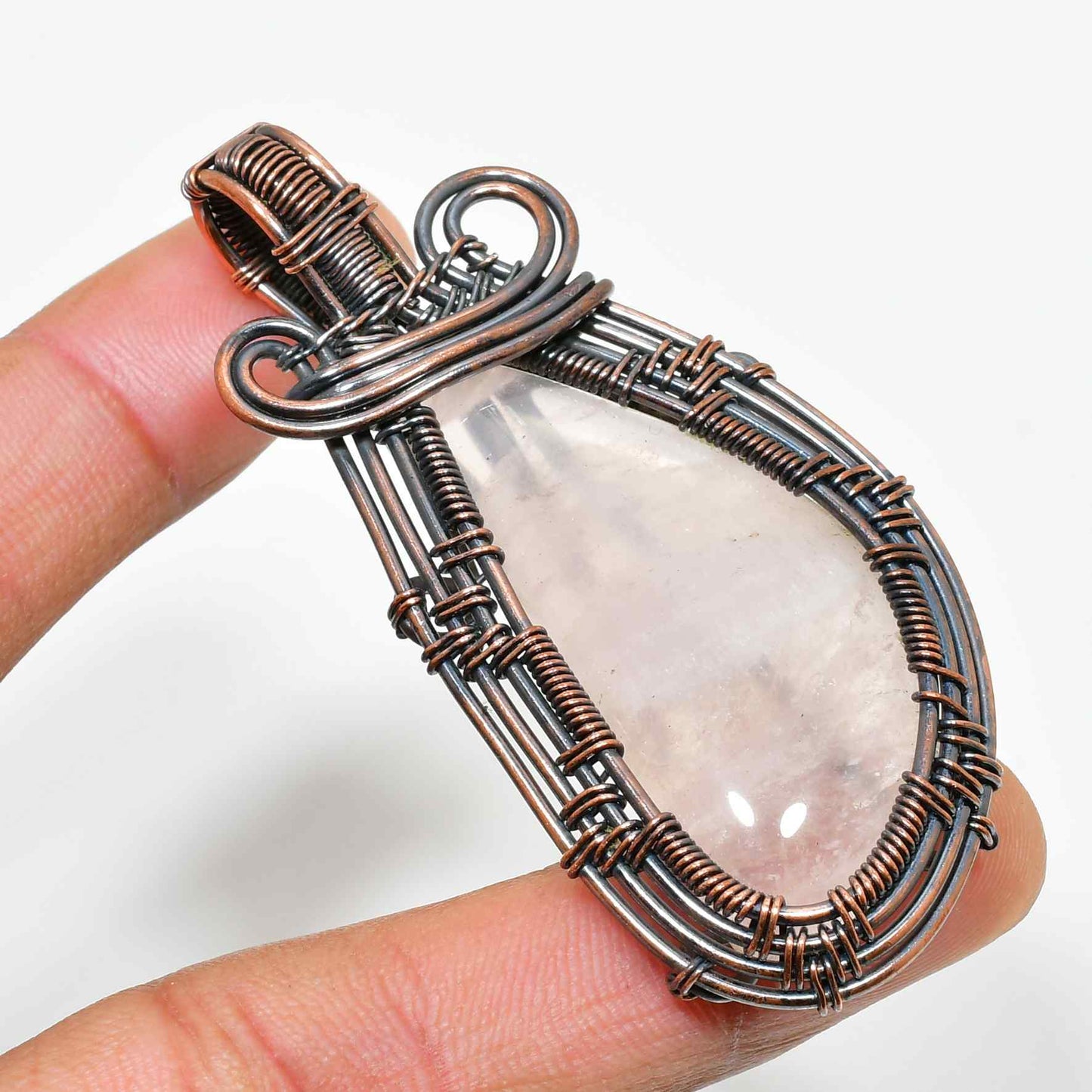 Serenity’s Halo – Amethyst Copper Pendant