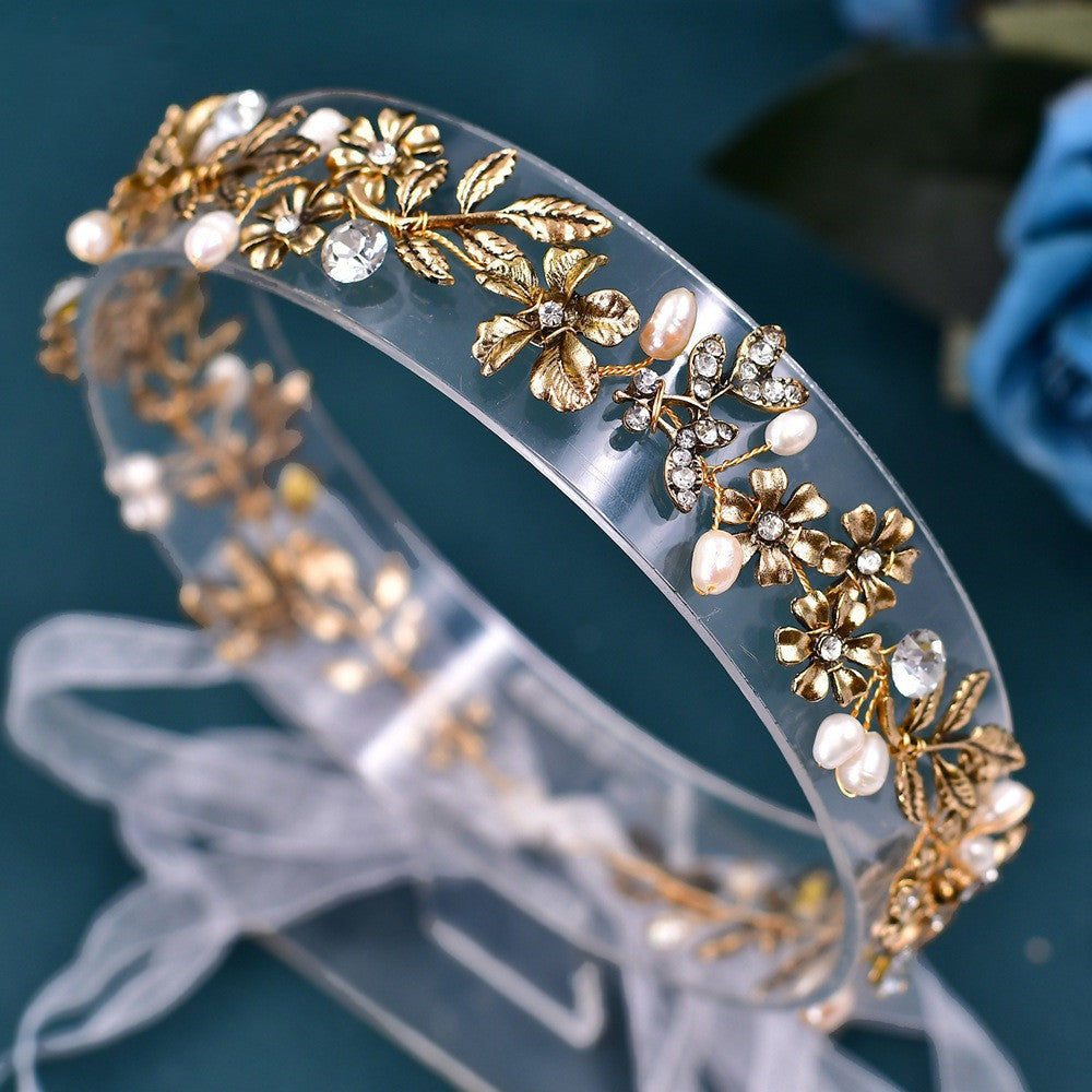 Pearl Leaf Hair Band Set