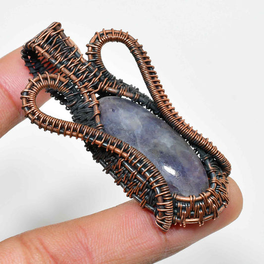 Serenity’s Light – Amethyst Copper Pendant
