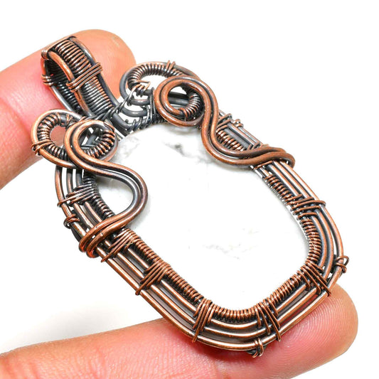 Sacred Embrace – Amethyst & Copper Pendant
