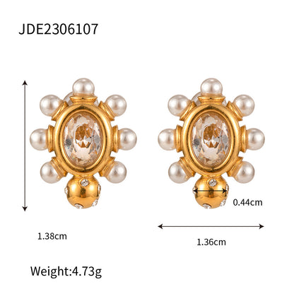 Titania Pearl Studs