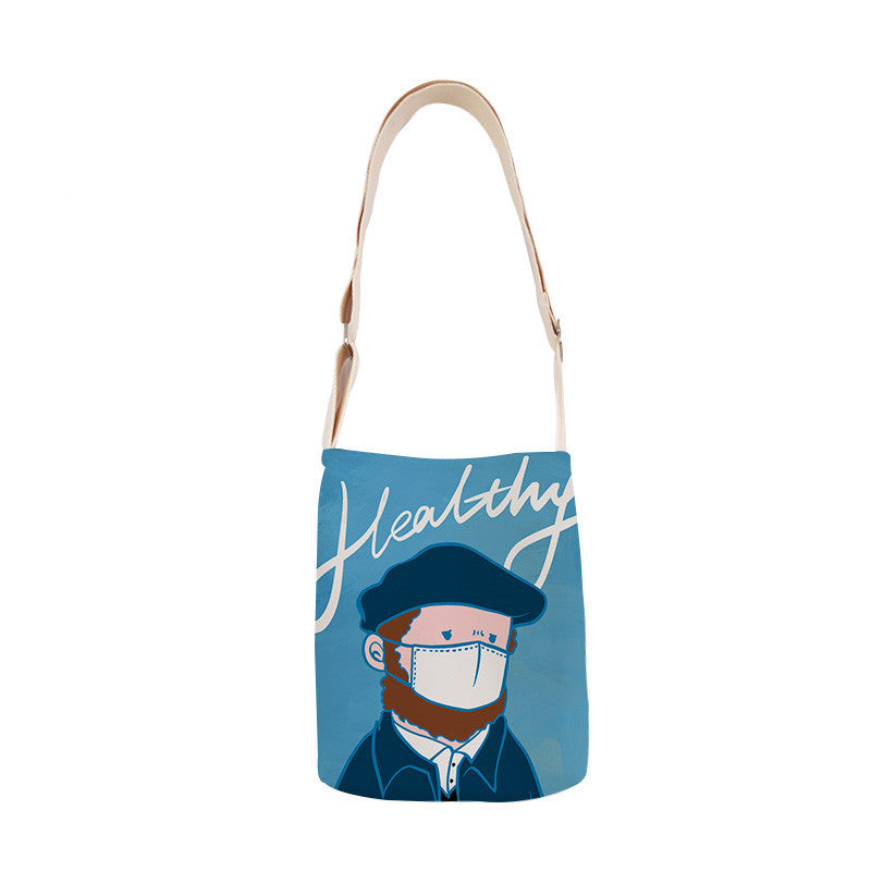 Artistic Canvas Bag - Double-Sided Design