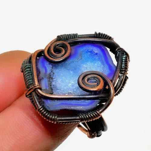 Terra’s Embrace – Dark Copper Agate Pendant