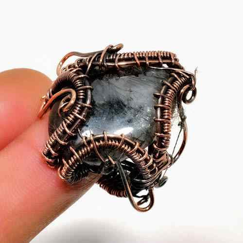 Astra’s Anchor – Hematite Copper Pendant