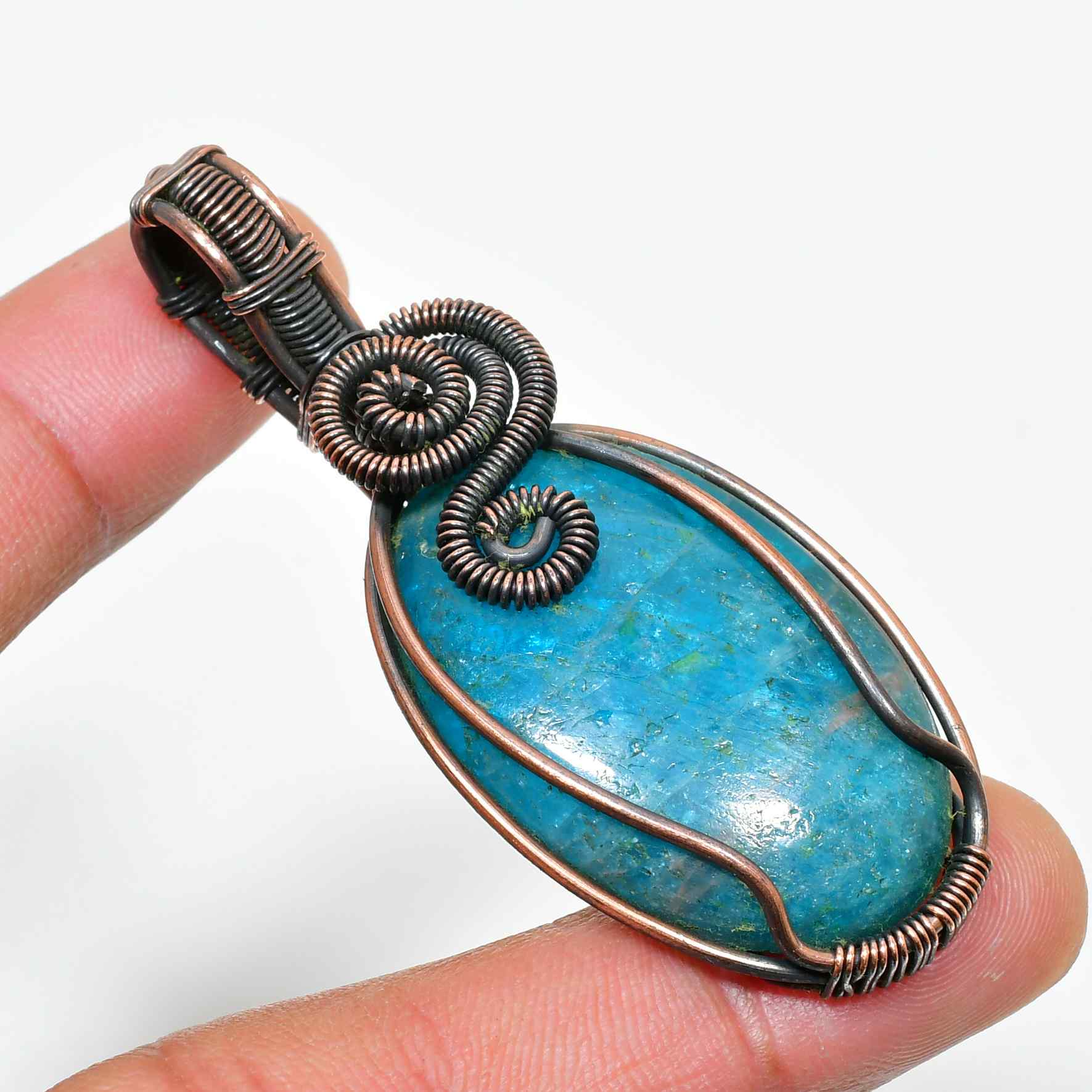 Serenity’s Song – Amazonite Copper Pendant