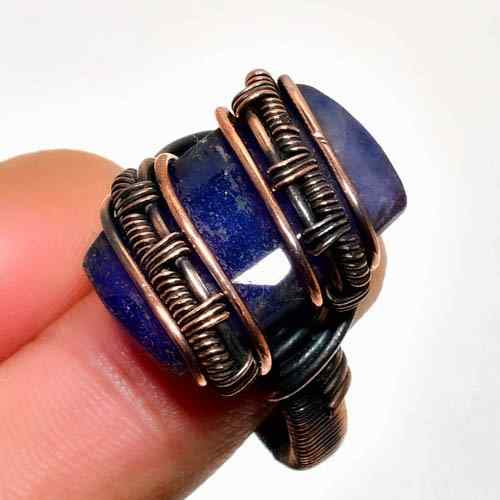 Serena’s Insight – Sodalite & Copper Ring