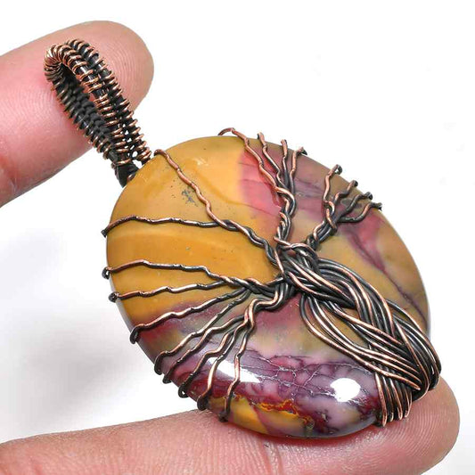 Gaia’s Embrace – Tree of Life Copper Pendant