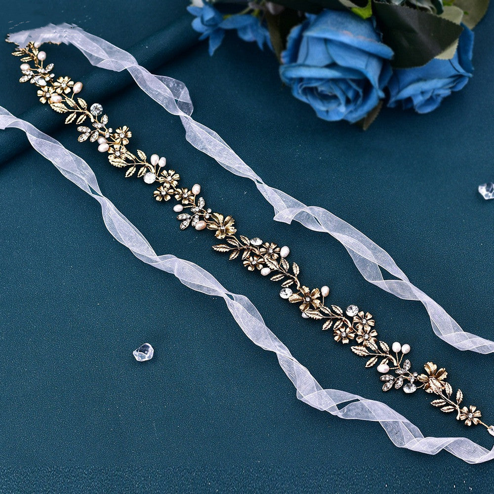 Pearl Leaf Hair Band Set