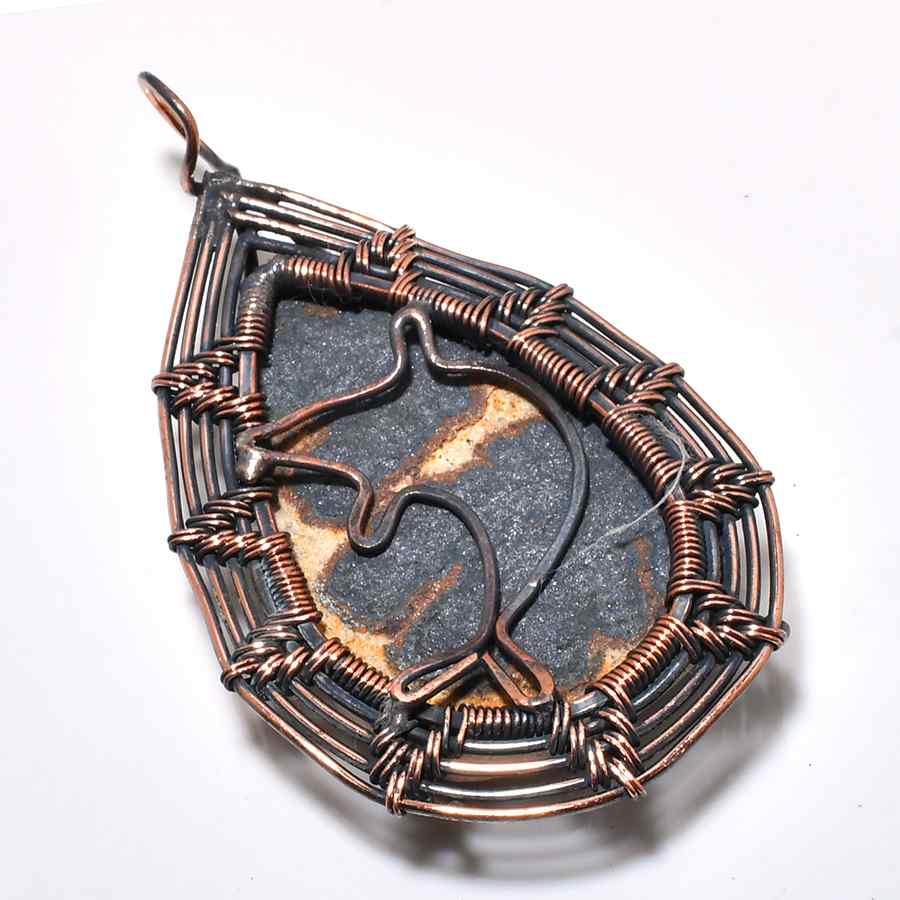 Earthsong – Copper & Natural Stone Pendant