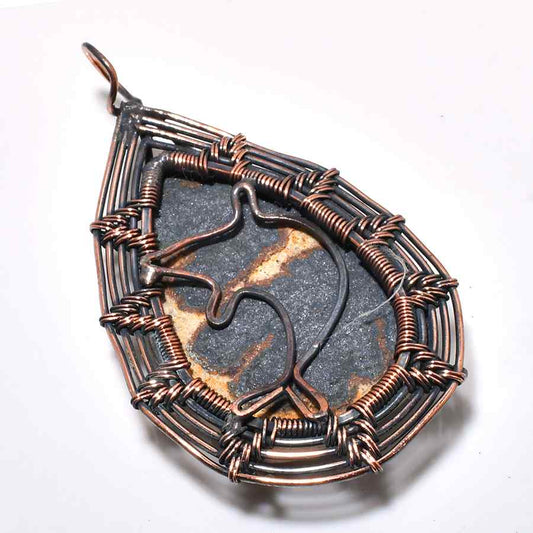 Earthsong – Copper & Natural Stone Pendant