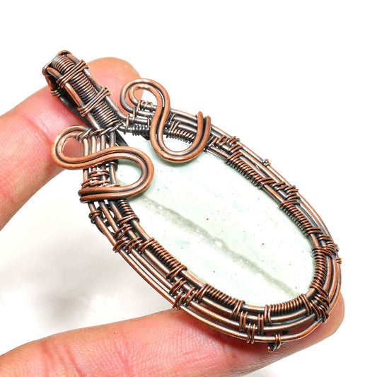 Serenity’s Embrace – Jade Copper Pendant