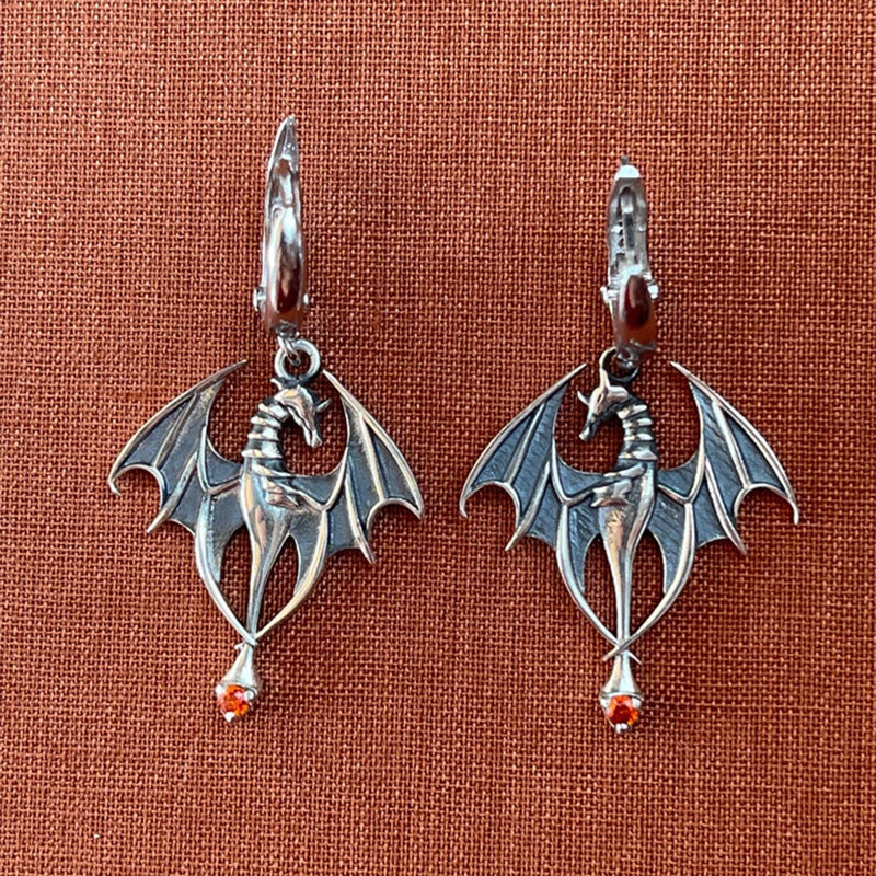 Vintage Bat Earrings