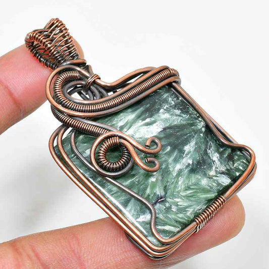 Terra’s Anchor – Vintage Copper Agate Pendant